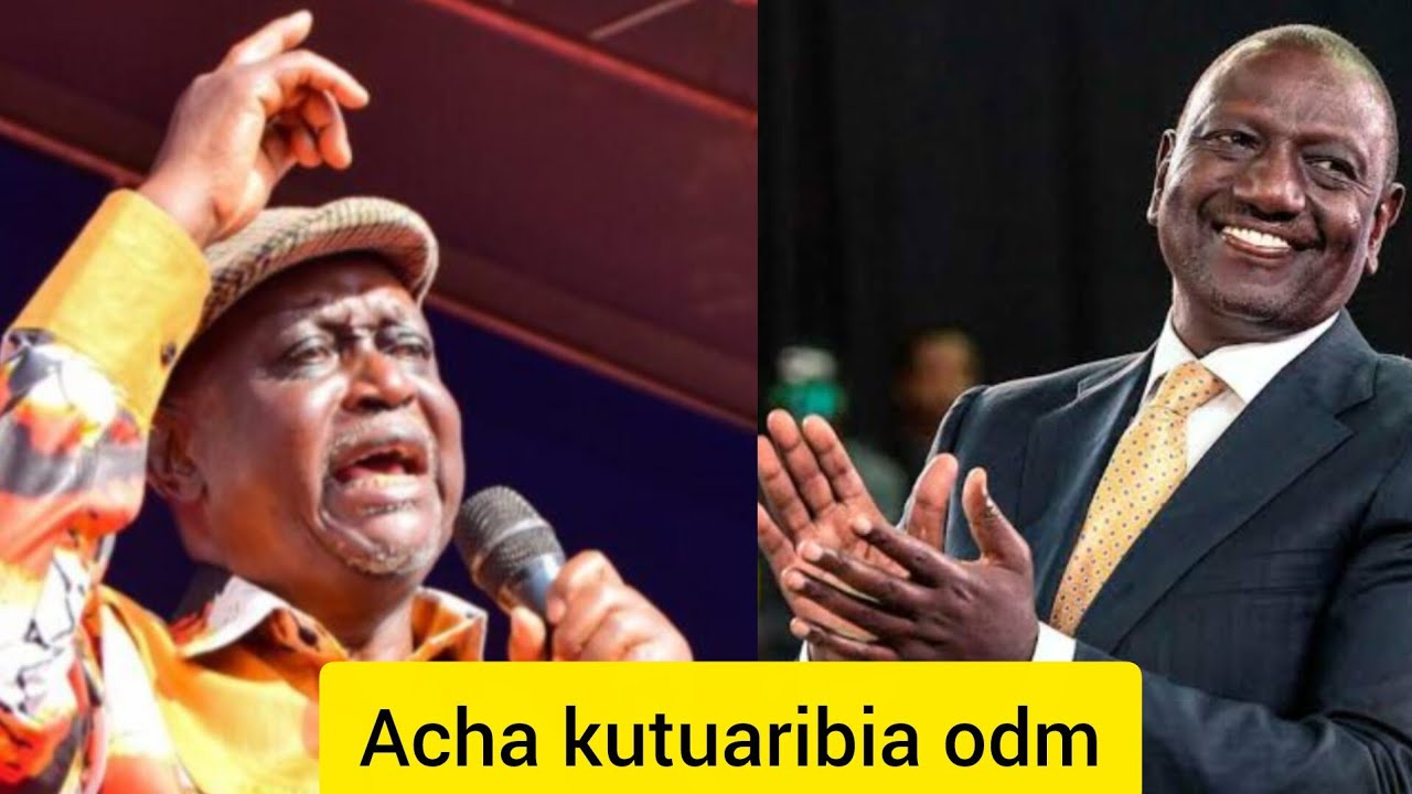 RUTO ACHA KUMALIZA ODM.KWA NINI UNAFURAHIA UKIHARIBU ODM!!