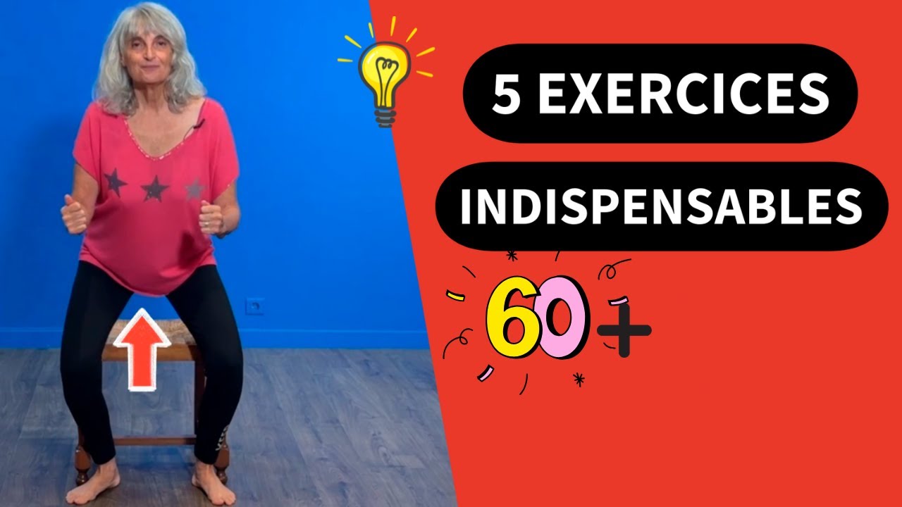 Comment DÉBUTER LA GYM DOUCE après 60 ans : 5 exercices essentiels