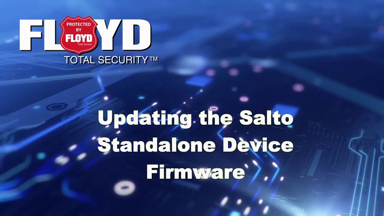 Updating SALTO Standalone Device Firmware