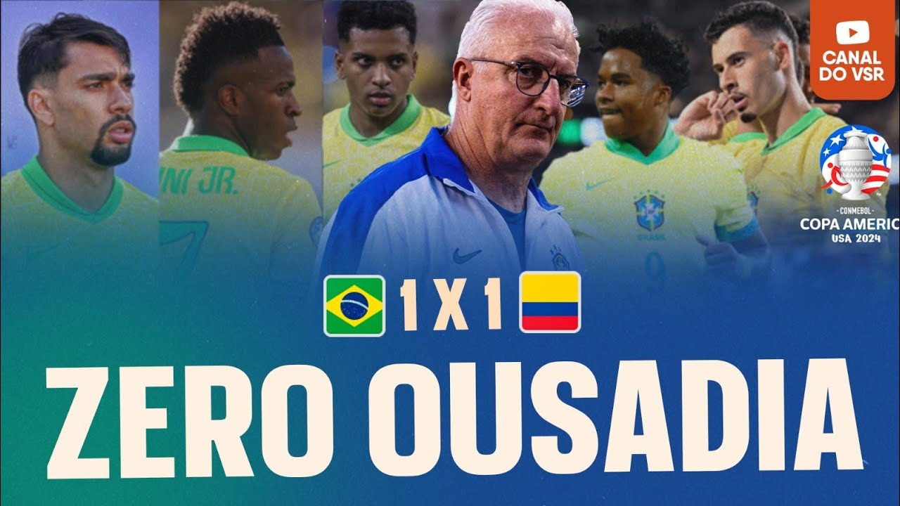 DORIVAL NÃO QUIS ARRISCAR E BRASIL MERECIA PERDER PRA COLÔMBIA