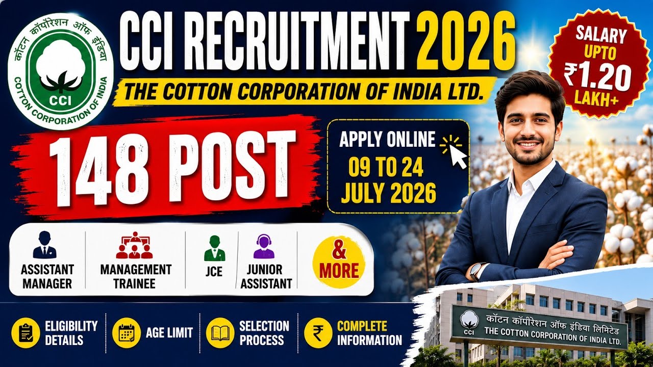 CCI Recruitment 2026 | 148 Posts | Complete Form Fill-Up Guide