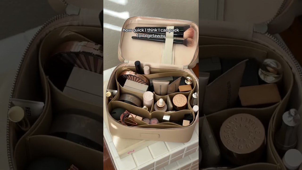 How quick I think I can pack for a getaway 🫣 | ETOILE | Makeup Bag | Vanity Case | Makeup Vanity