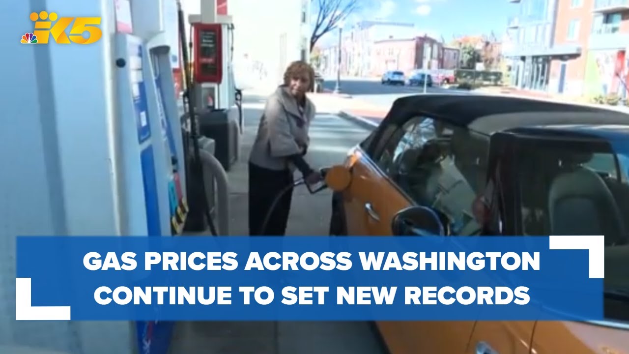 Gas prices in Washington state keep setting new records