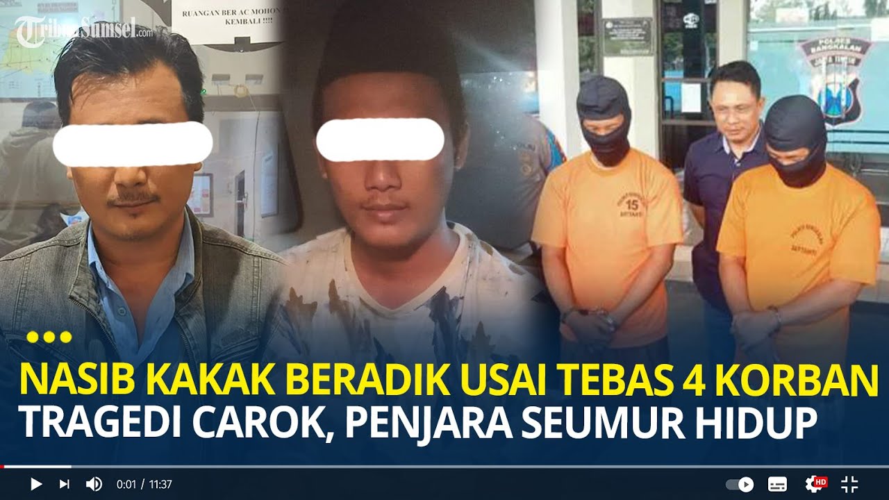 Nasib Kakak Beradik Usai Tebas 4 Korban Tragedi Carok di Bangkalan, Pidana Penjara Seumur Hidup