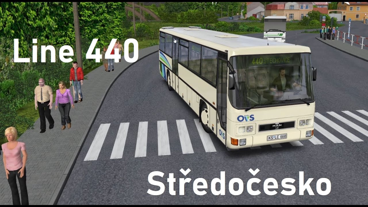 OMSI 2 - Středočesko Line 440 (Man ÜL 312, 1080p60)