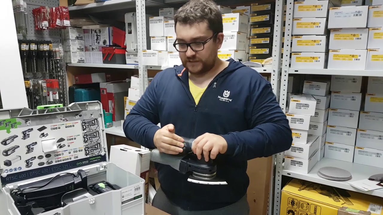 Новинка от Festool Аккумуляторные  шлифовальные машинкии RTSC 400, DTSC 400, ETSC 125