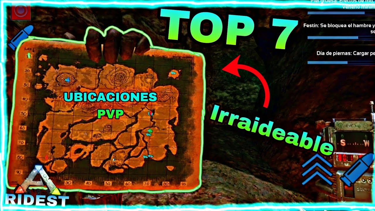 ТОП-7 | ЛУЧШИЕ ЗОНЫ ДЛЯ PVP | ARK MOBILE
