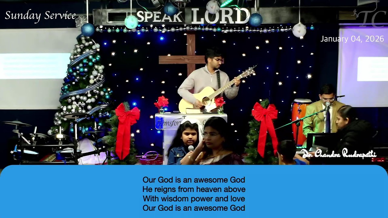 Praying when things are not in your control || Transformation Church  || Dr Chandra Jan 11, 2025 