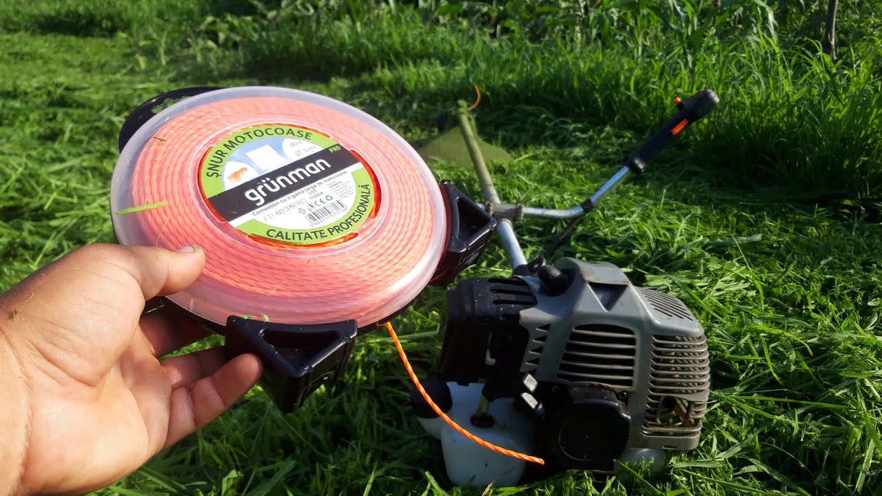 Testăm NOUL fir calitate professională pentru motocoasă și mulcirea ierbii / ceva frumos