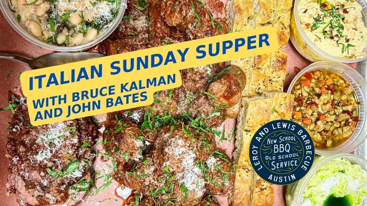 Italian Sunday Supper with John Bates, Bruce Kalman, and LeRoy and Lewis