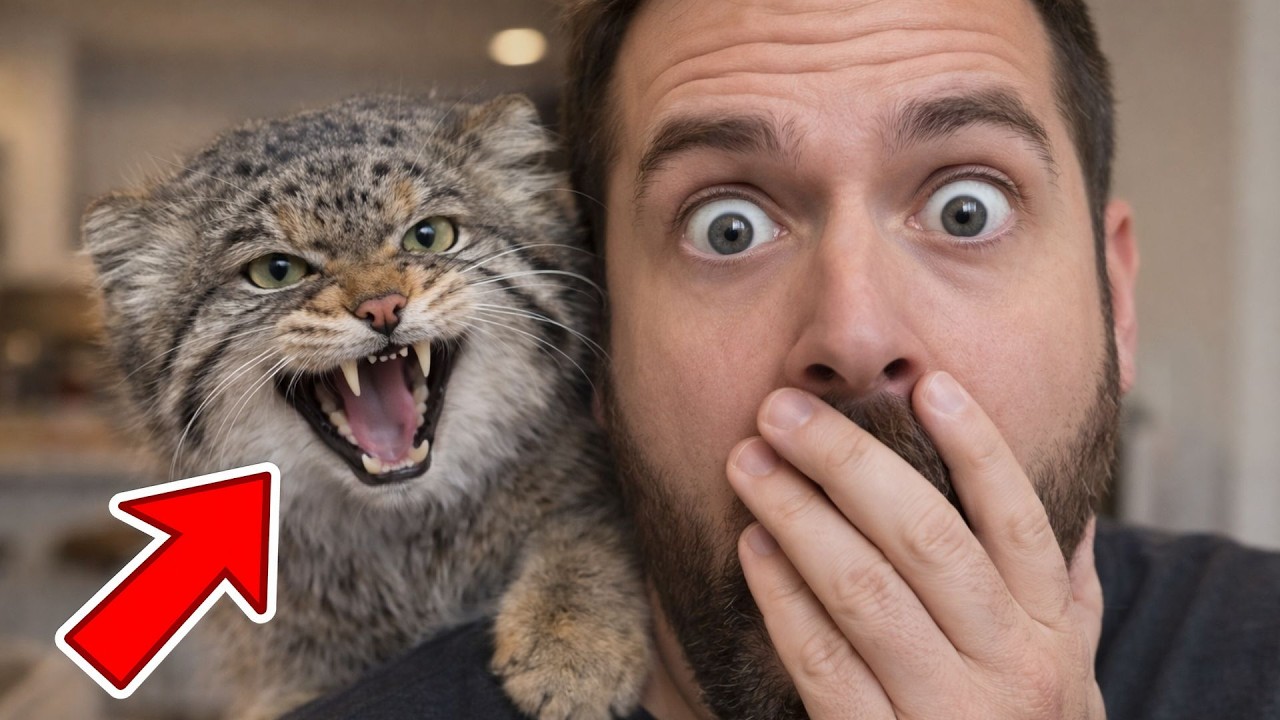 I Rescued a Cat Stuck in a Wooden Floor… It Turned Out to Be a Rare Manul cat!