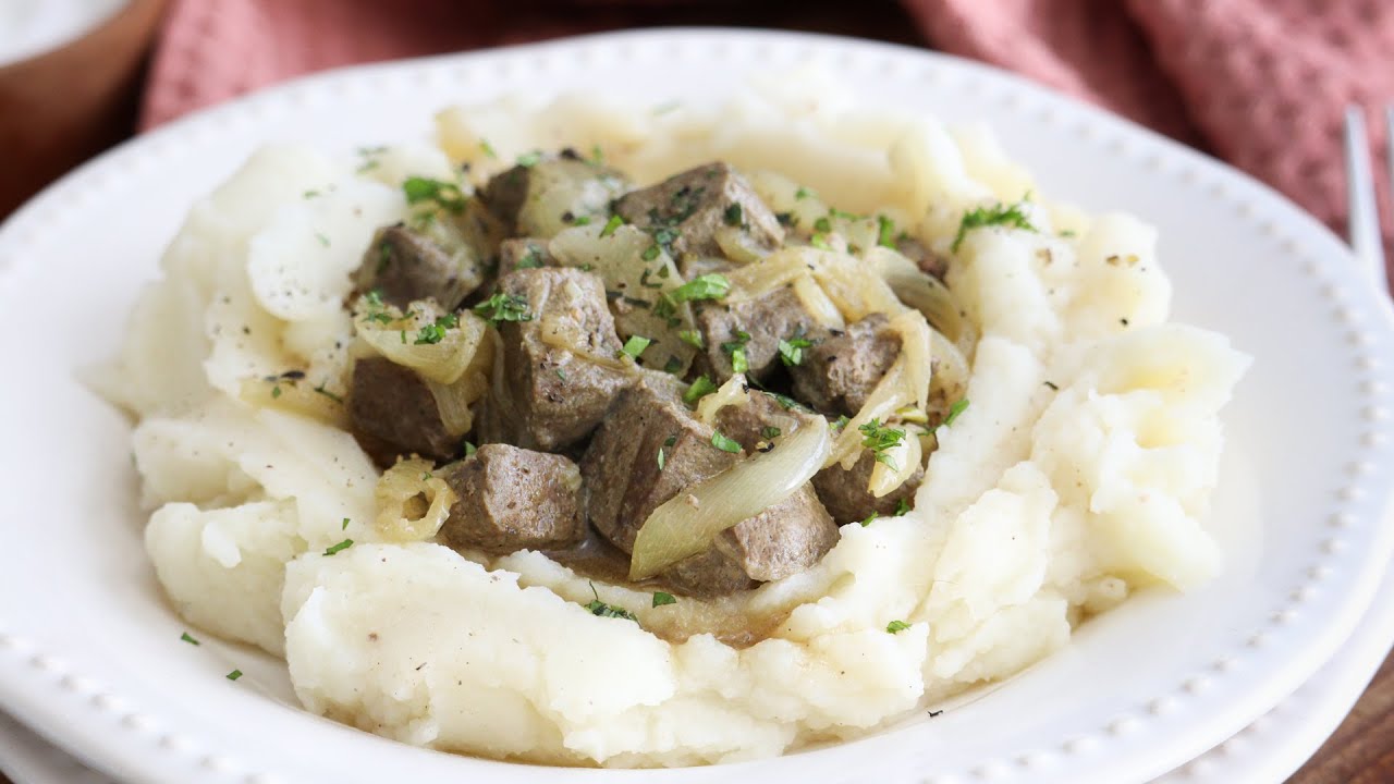 HIGADO ENCEBOLLADO |  Receta F&aacute;cil y Muy Sabrosa - CUKit!