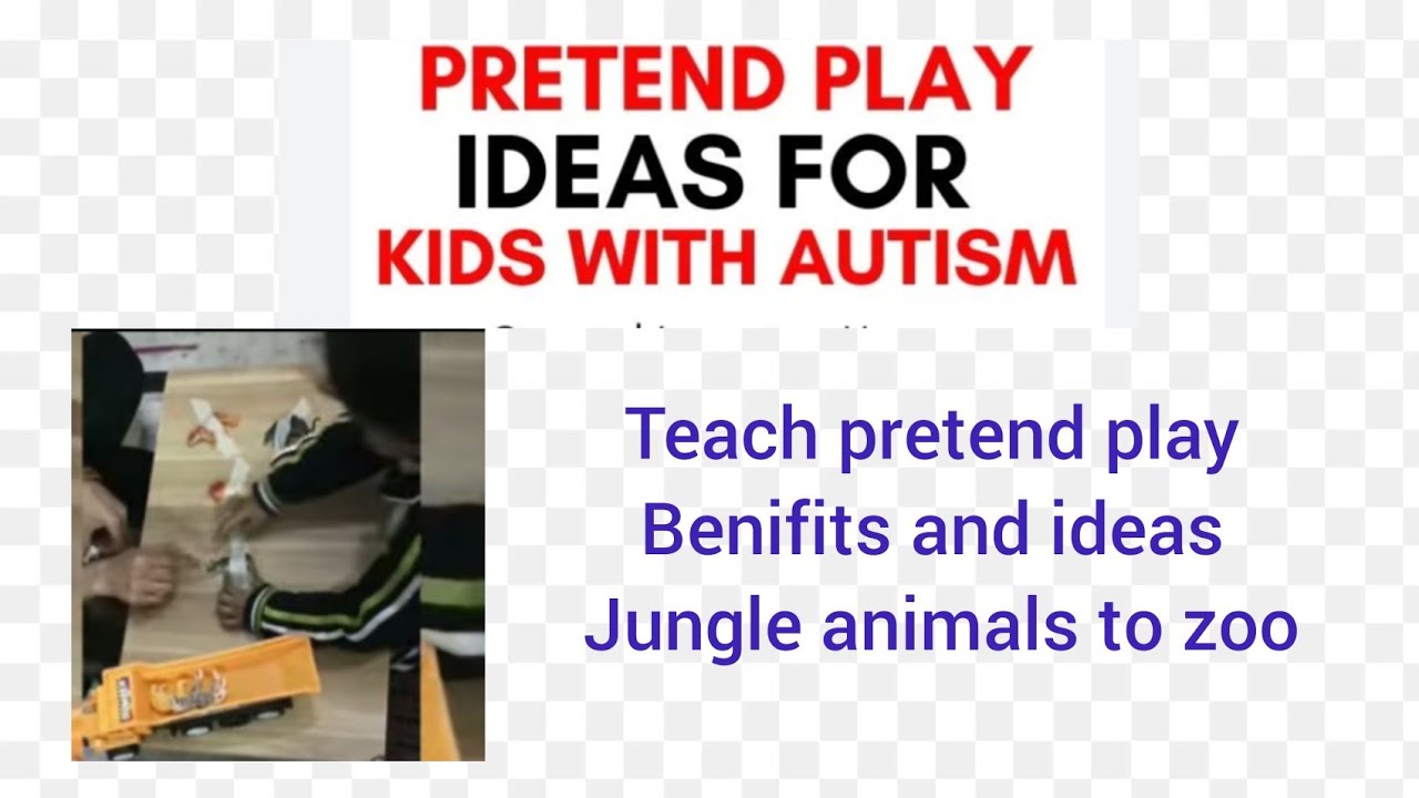How to teach pretend play to autistic child? benefit,tips & ideas /animal in jungle to zoo
