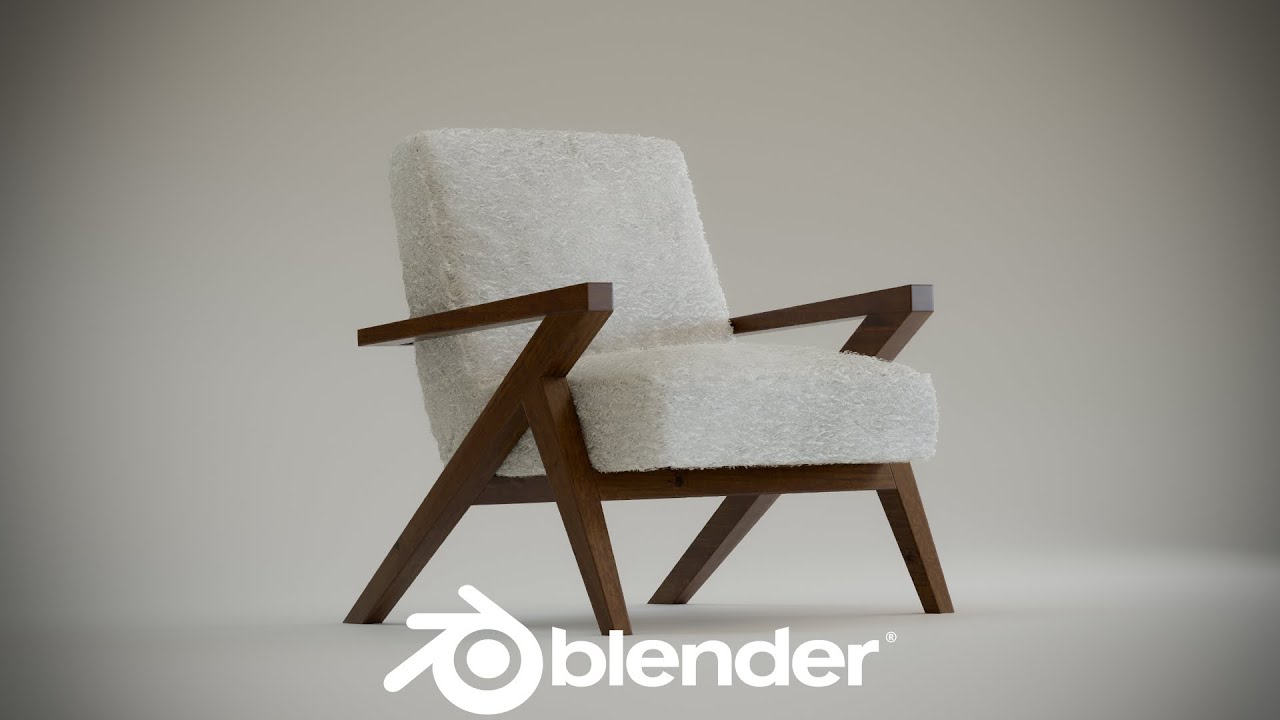 Creating a Skadi Accent Arm Chair in Blender