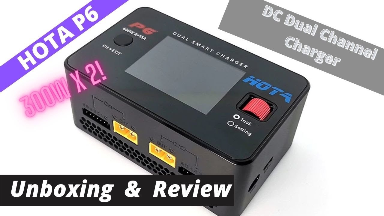 HOTA P6 DC Charger Unboxing and Review