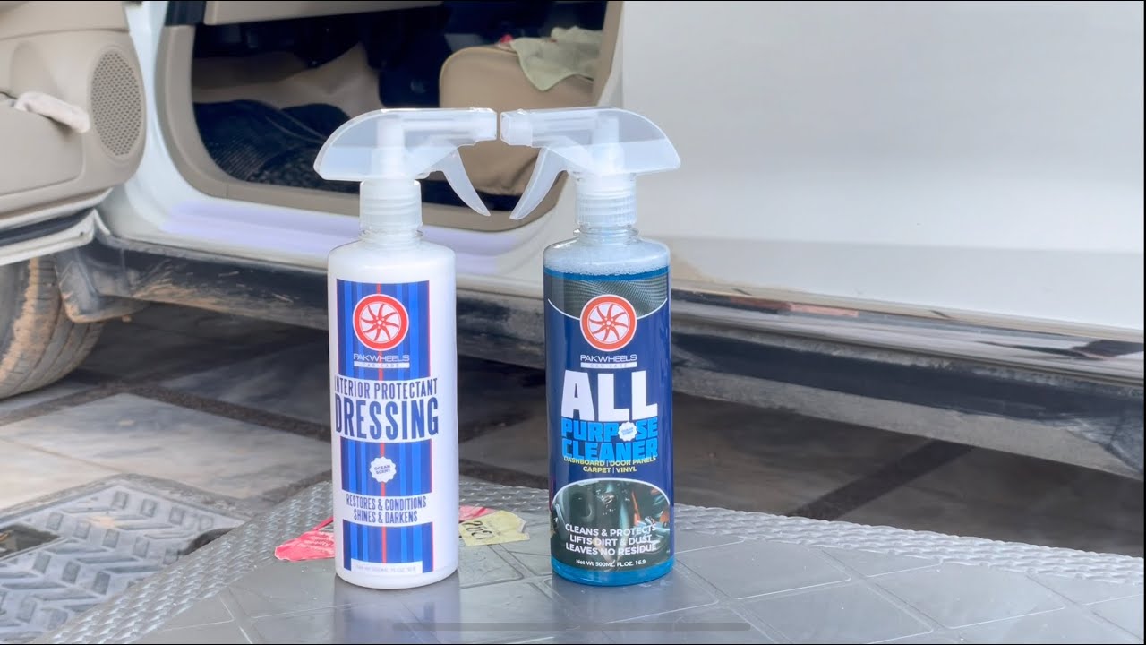 Pakwheels All Purpose Cleaner and Interior Dressing!!! #carguy #pakwheels #carcare #honda #brv