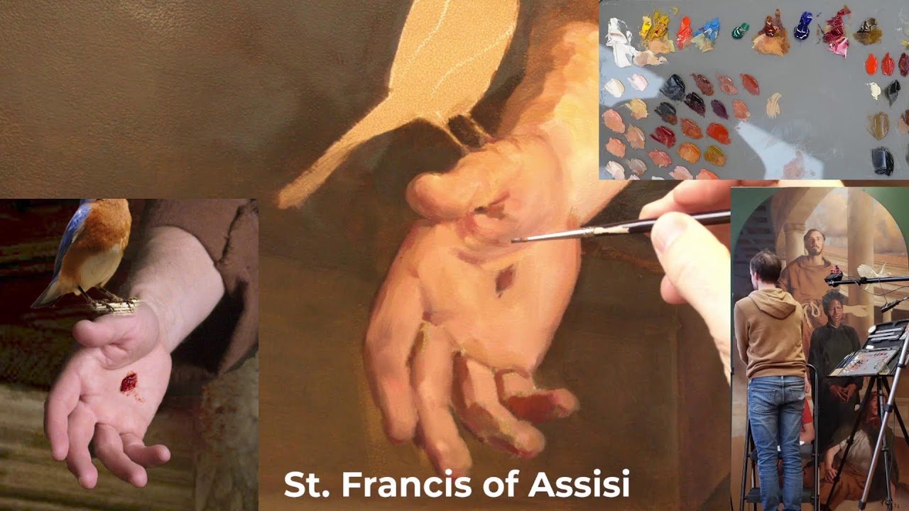 Chapel Artwork Live Stream - Ep. 12 - St. Francis of Assisi - Hands