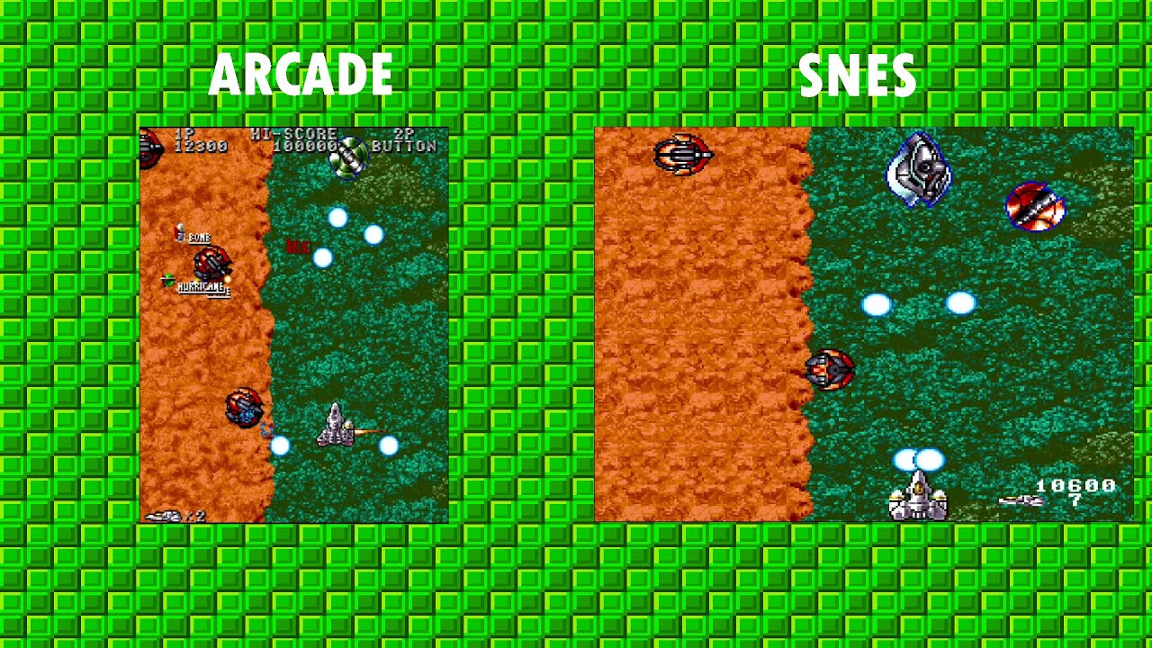 Arcade Vs SNES - Acrobat Mission