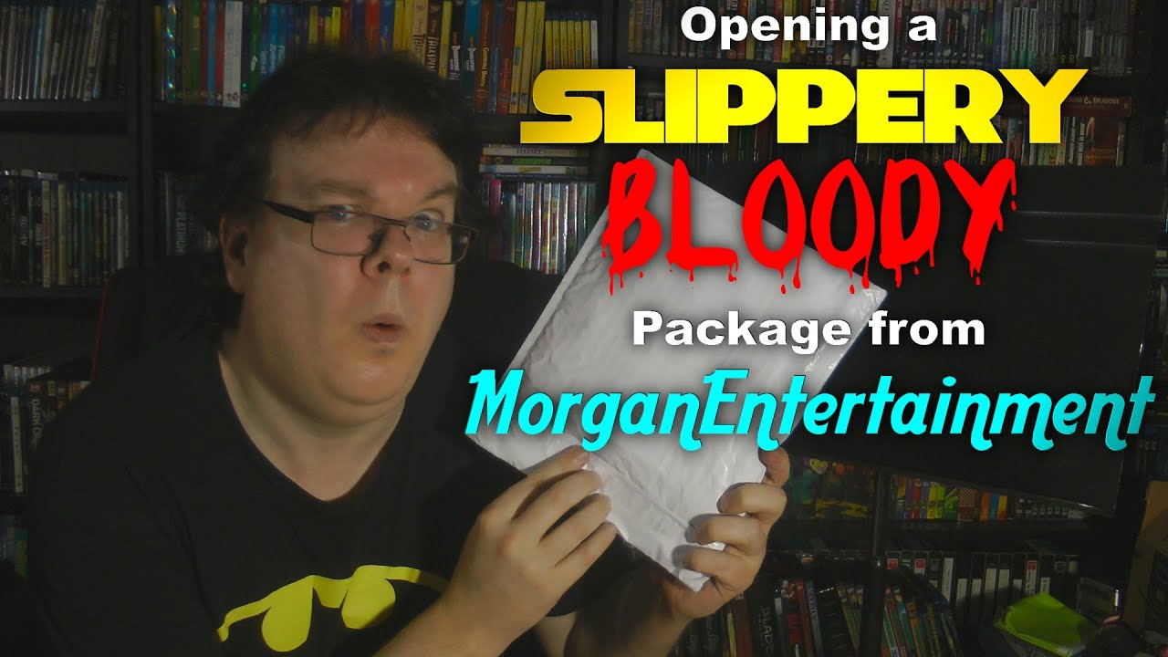 Opening a Slippery Bloody Package from MorganEntertainment! #unboxing #unboxingvideo #packageopening
