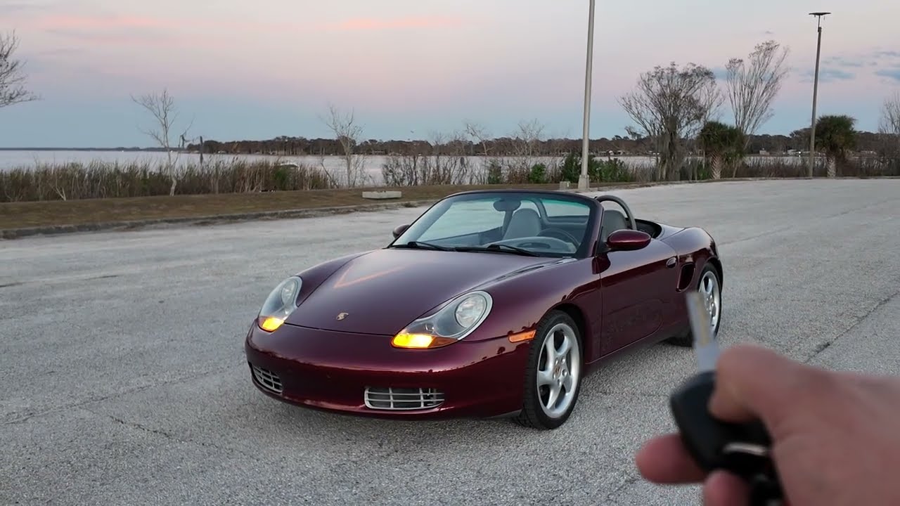 Arena Red Metallic 44k Mile Boxster - Key Fob Demo