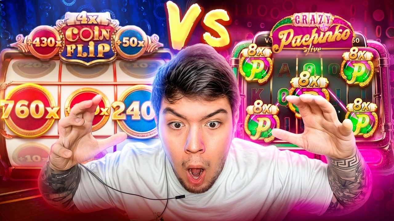 CRAZY COIN FLIP VS CRAZY PACHINKO NA BANCA DE R$85.000!