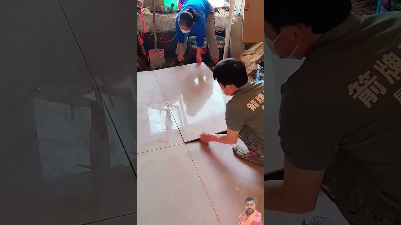 Tiles Installation p6812#shorts