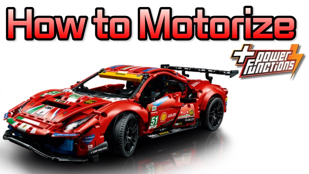 [RC Tutorial] Lego Ferrari 42125 RC Easy Version | 레고 테크닉 페라리 구동개조
