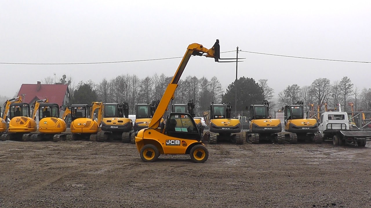 JCB 520 40 ŁADOWARKA TELESKOPOWA 2009Y WWW KMRENT PL KM MASZYNY BUDOWLANE MILICZ +48663560322