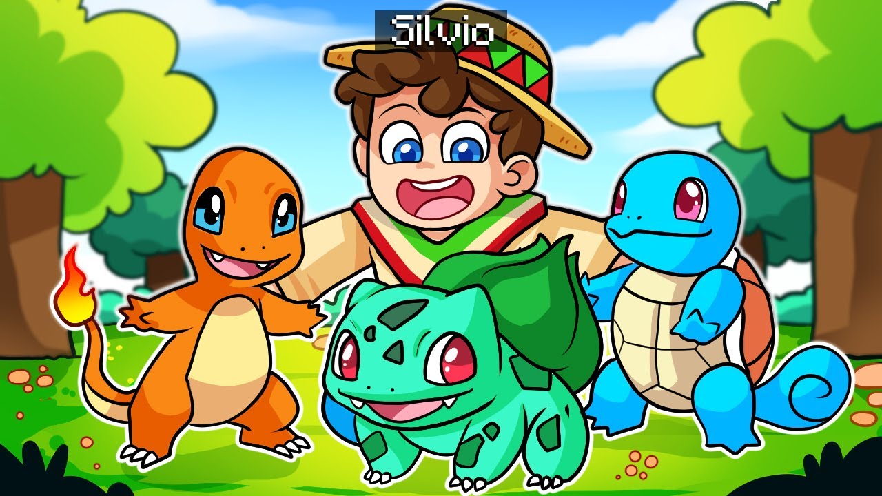 ¡Minecraft PERO hay POKEMONS! 😍🐣💥 SILVIOGAMER MINECRAFT PERO