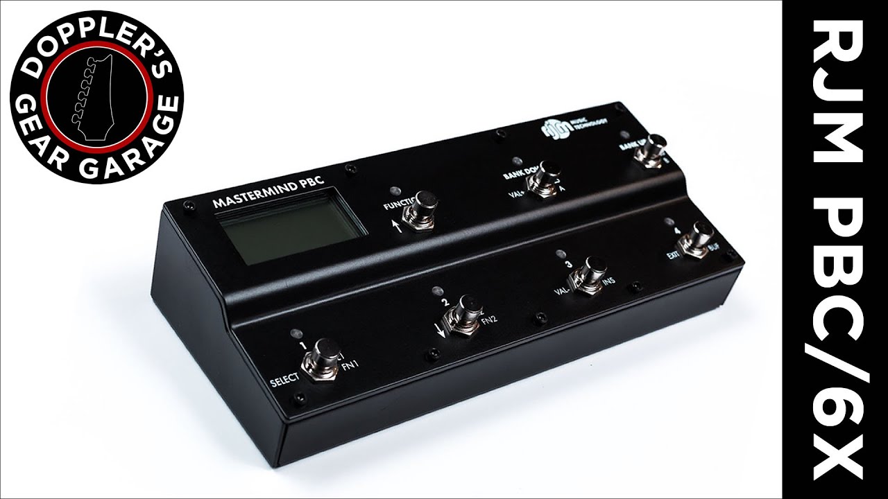 RJM Mastermind PBC/6X Pedalboard Controller // Official Launch Video