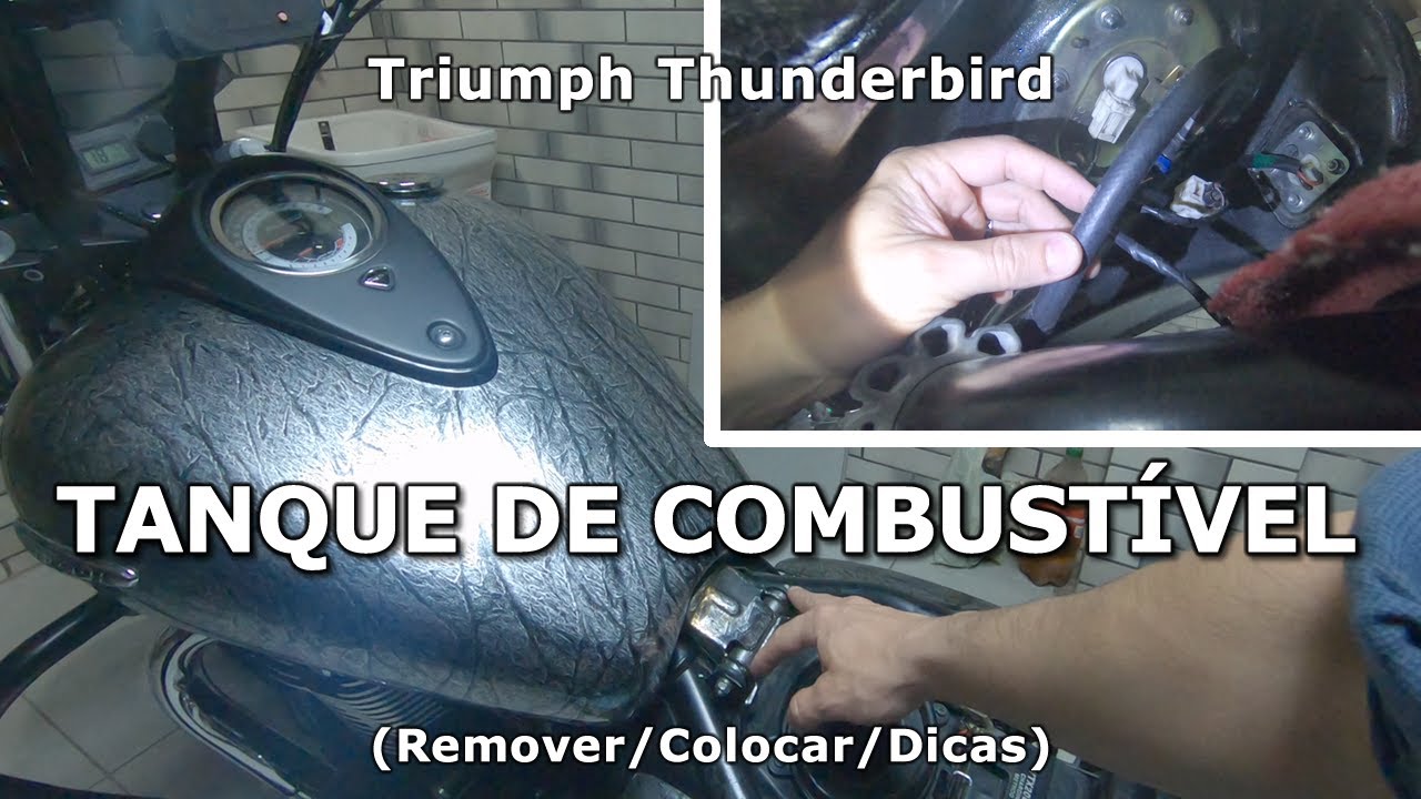 TANQUE DE COMBUSTÍVEL - Triumph Thunderbird Storm - Removendo, instalando e dicas