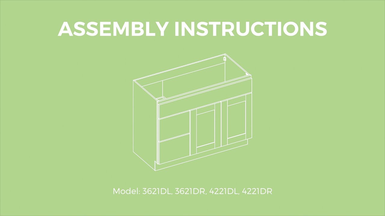 Parriott Wood | Assembly Instructions | 3621DL, 3621DR, 4221DL, 4221DR