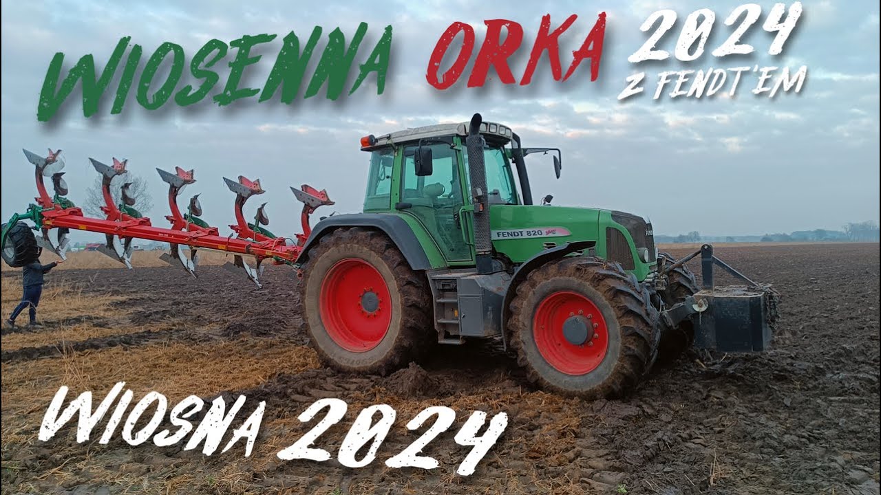 ☆WIOSENNA ORKA FENDT'EM☆FENDT 820 VARIO & KVERNELAND☆WIOSNA 2024 W POLU☆