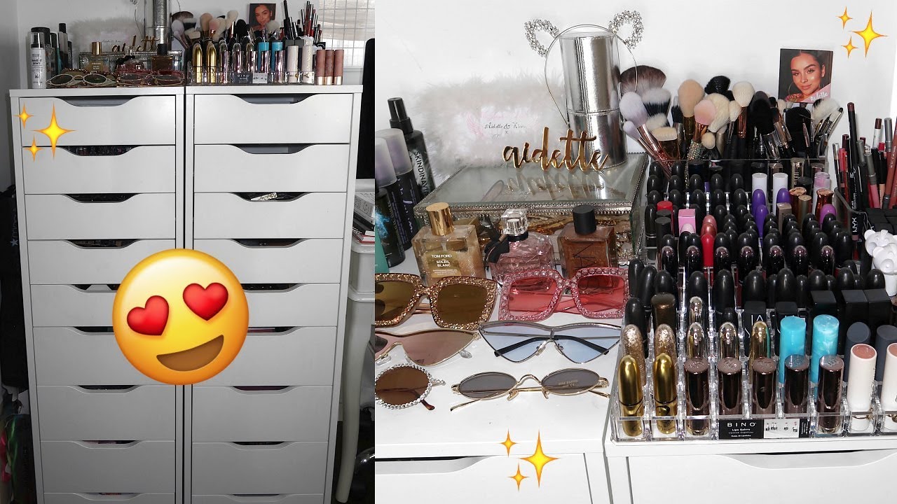 WORLDS BIGGEST MAKEUP COLLECTION | Aidette Cancino