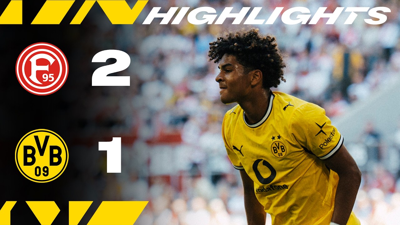 Alberts erstes Tor f&uuml;r die Profis | Fortuna D&uuml;sseldorf &ndash; BVB | Highlights