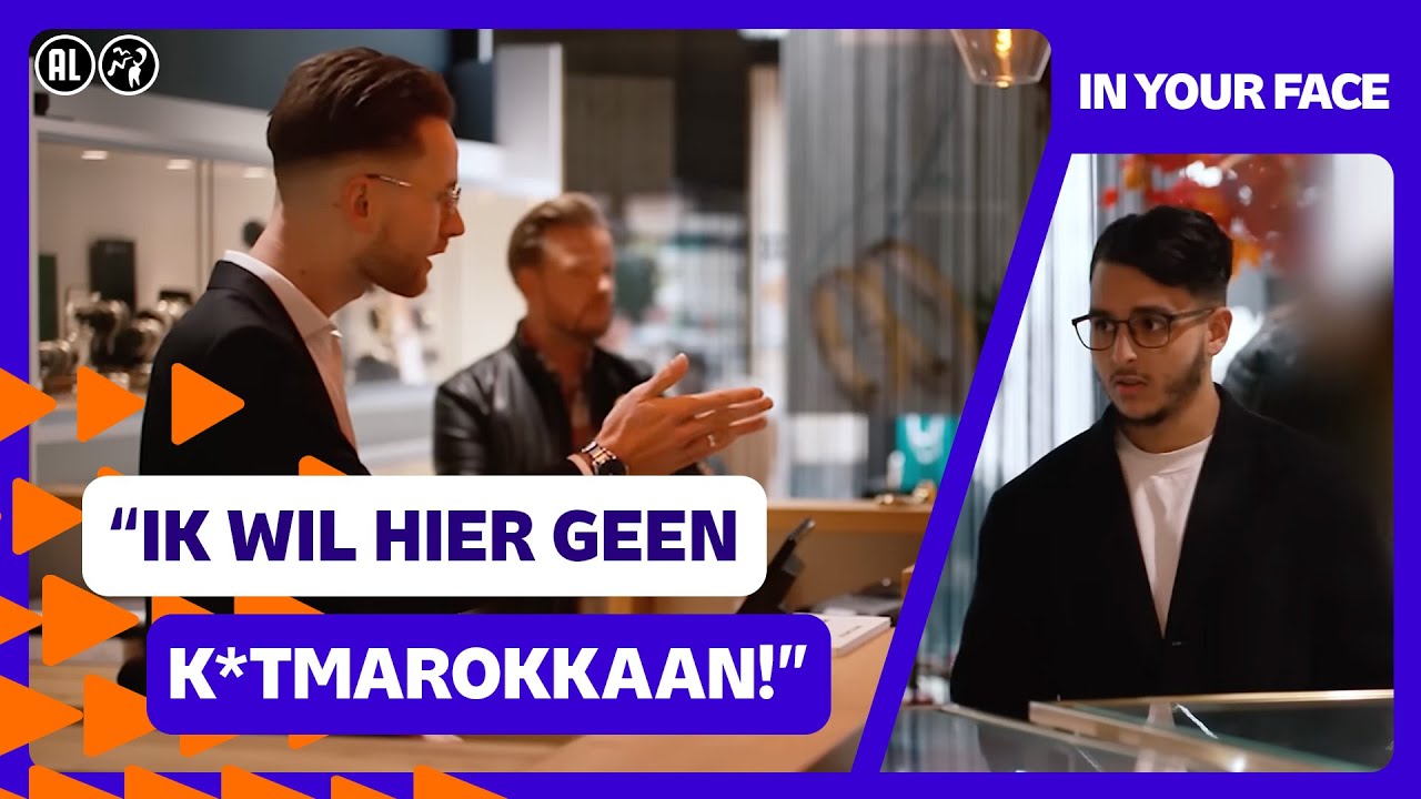RACISTISCHE juwelier WEIGERT Marouane Meftah | In Your Face #2 | NPO 3