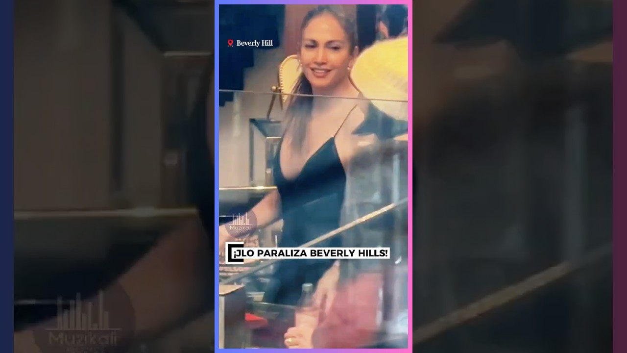 🛍️✨ ¡JLO PARALIZA BEVERLY HILLS! 📸💃