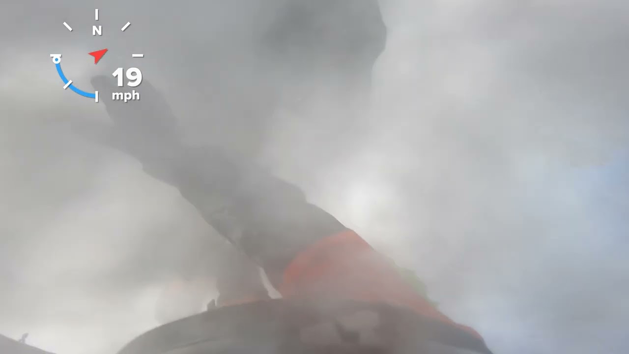 Snowboarder vs Skier 50mph crash Explicit Language