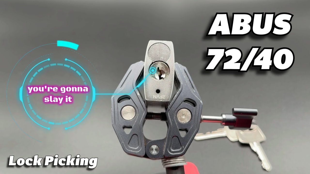How To Pick The ABUS 72/40 Like A Pro - EVERY Question Answered