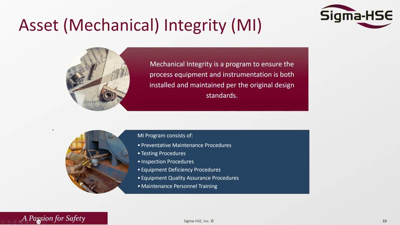 Building a Strong Mechanical Integrity Program   A Guide to OSHA 1910 119
