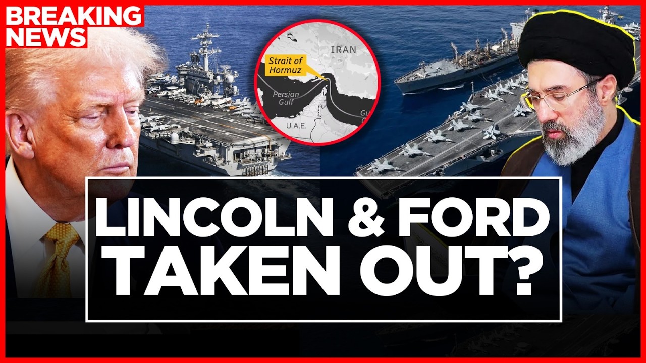 US THREATENED OF IRAN: USS Ford & USS Lincoln Move Away After Gunboat Standoff | US-Iran War