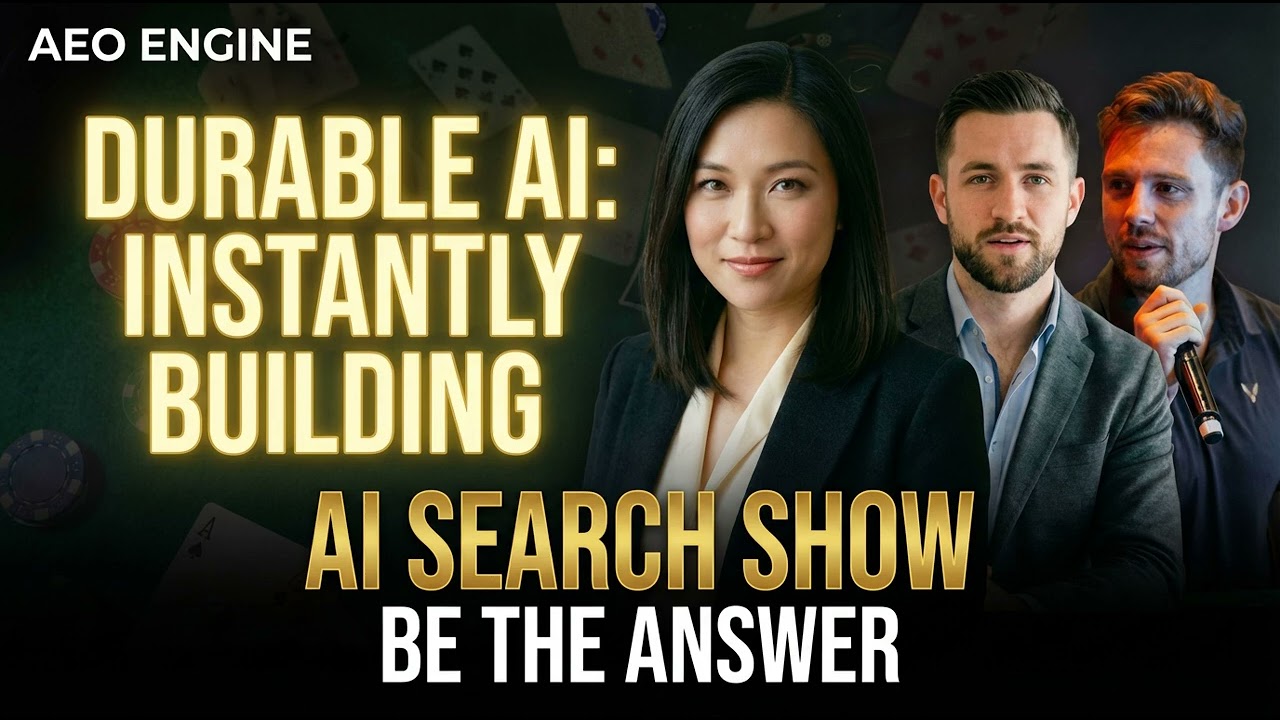 Durable AI: How to Build Businesses Instantly with AI-Powered SEO & Automation | AEO Engine