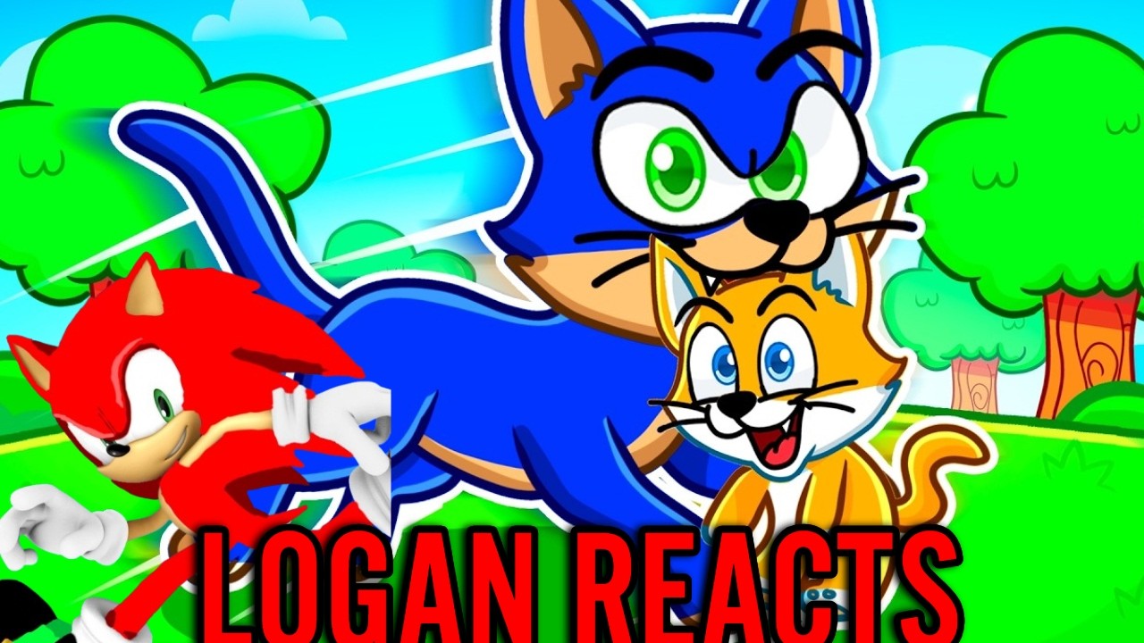 The kids cat are getting trouble! Logan reacts to I Became My Friends' DAD CAT in Roblox!