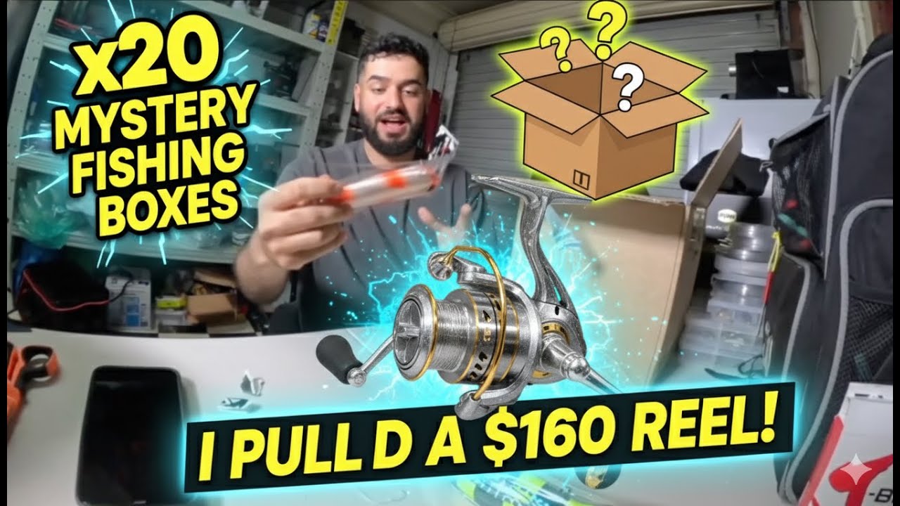 Ep. 6 I Bought 20x $1 Fishing Mystery Boxes… Got a $160 Reel!! 😱🎣 | صناديق غامضة للصيد بدولار واحد!!