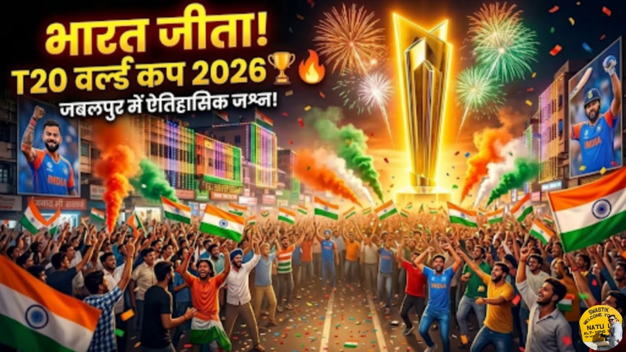 T20 World Cup:( 2026) JABALPUR.  #jabalpur #teamindia #t20worldcup #fitaniketseries #bharat 