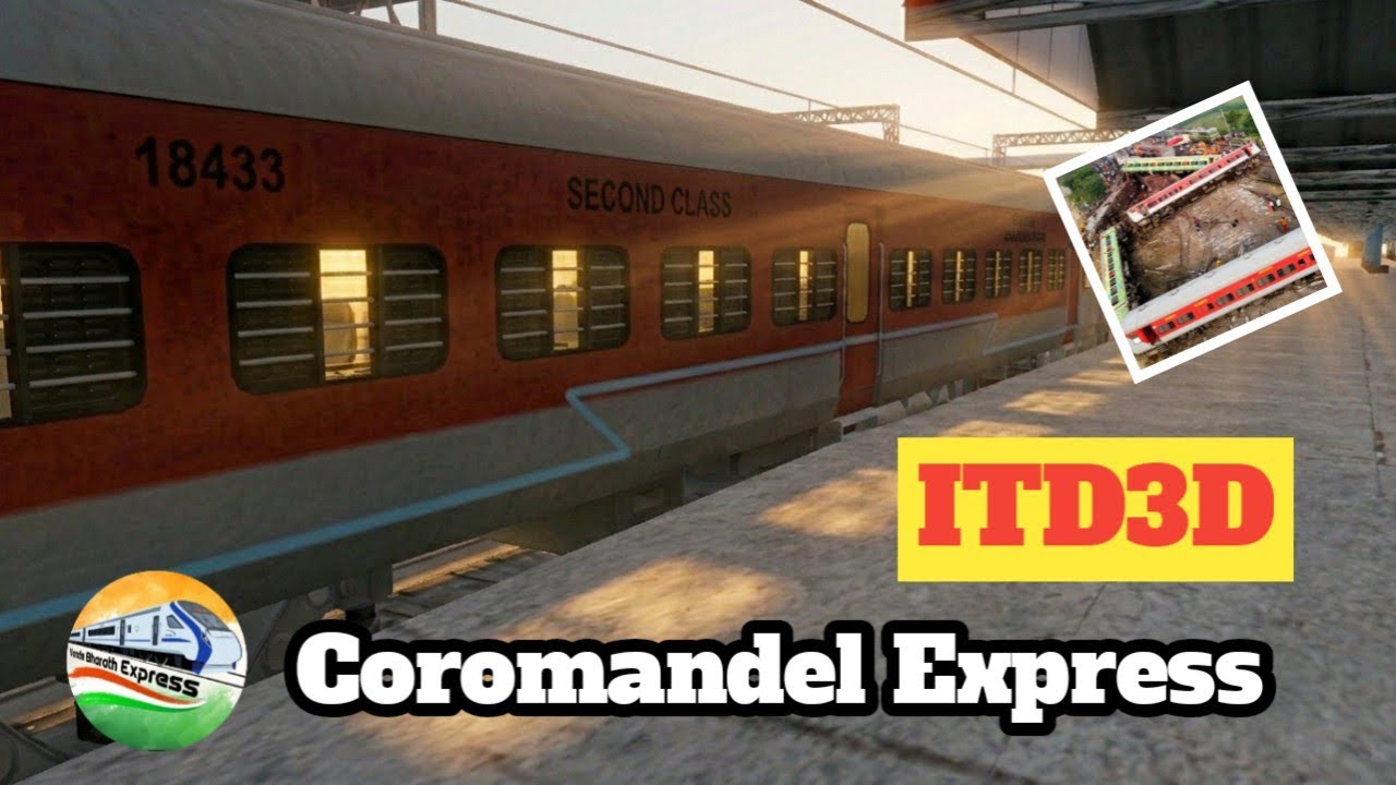Coromandel express in Indian Train Driving 3D | #itd3d | Bharatiya Rail Boy Gaming |
