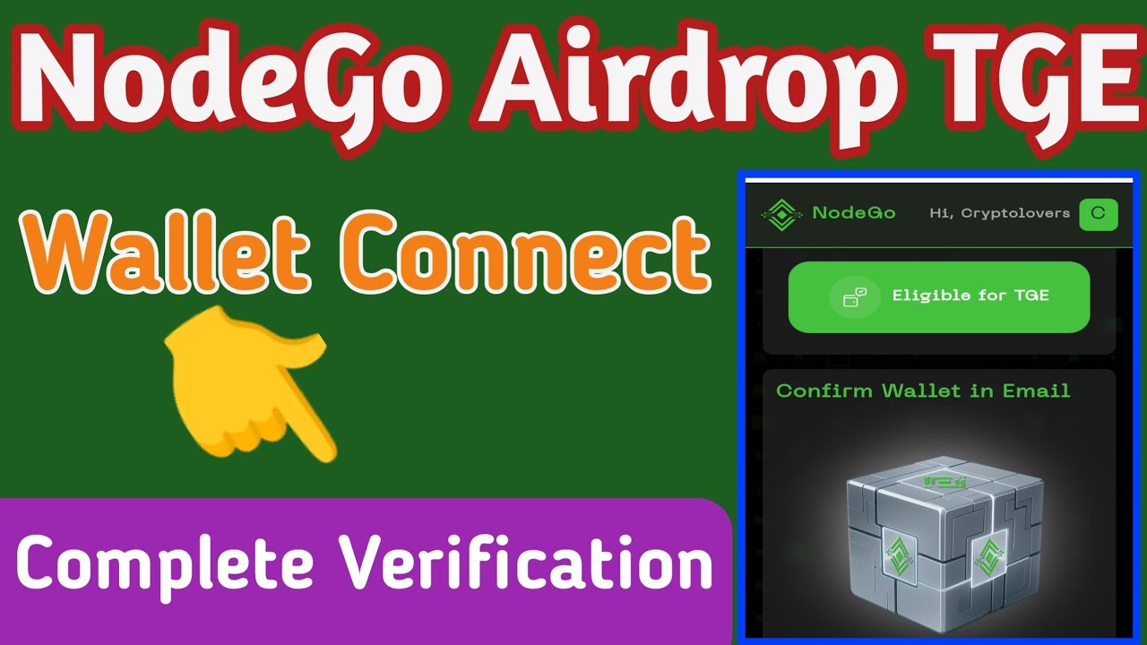 NodeGo Airdrop TGE ll NodeGo Wallet Verification ll SAQLAIN Online Earning