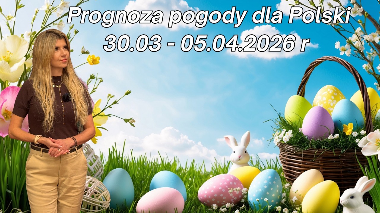 Najpierw chłodno, potem nawet 20&deg;C! 🌡️ Prognoza pogody dla Polski 30.03 - 05.04.2026 r