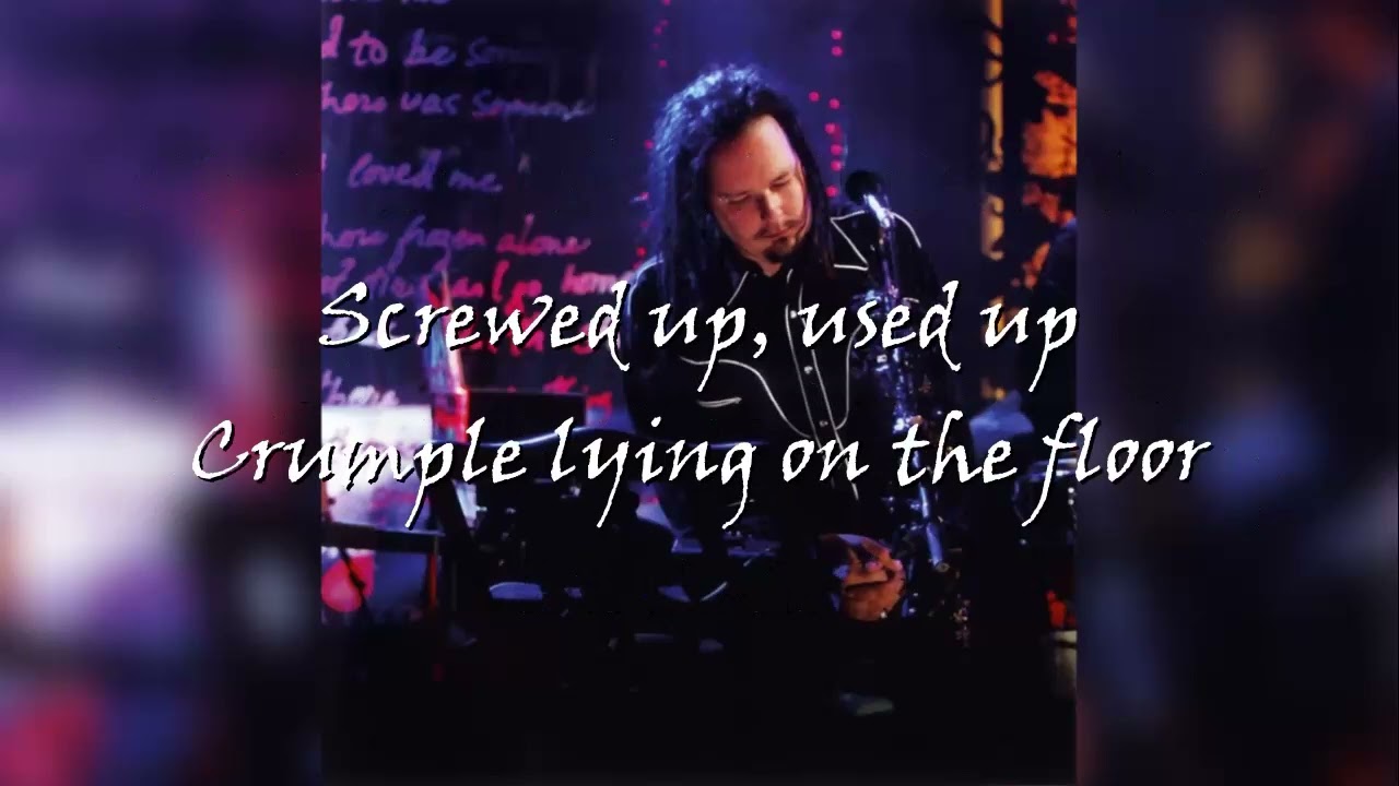 Korn - Throw Me Away, unplugged (Live At MTV Studio, NYC, 2006) (Lyrics)