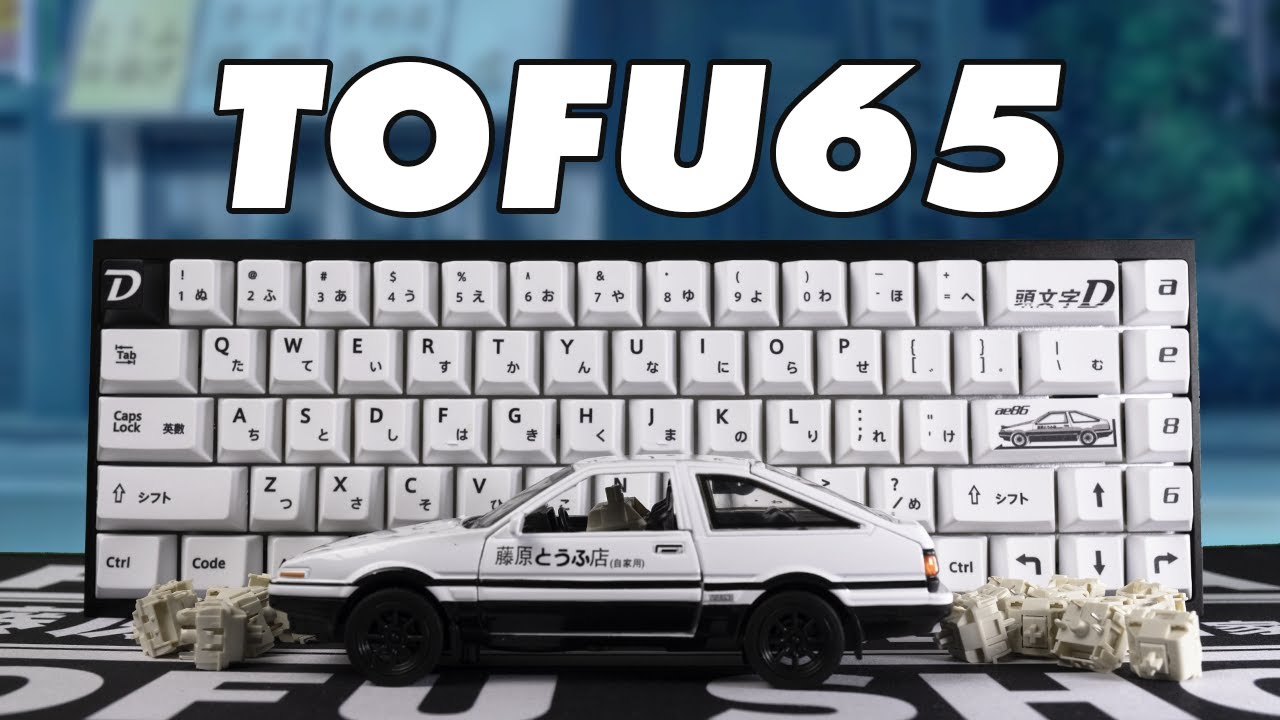 Initial D Inspired Mechanical Keyboard | $500 Tofu65 + NK Creams Build